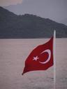 Approaching the popular port of Marmaris by our ferry from Rhodes, Greece.