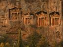 Lycian tombs.