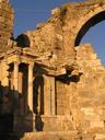Roman fountain at the end of an extensive aqueduct system.