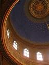 Blue and starry dome of one of the prettiest mosques we found, Yildiz Camii.