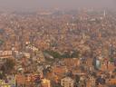 Kathmandu, a very, very vast sea of red brick buildings.