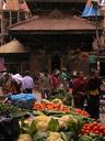 Back in central Kathmandu the market is as lively as ever.