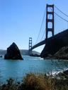 View of Golden Gate from East Fort Baker.